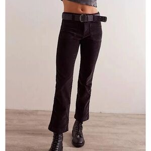 Free People Black Flare Pants